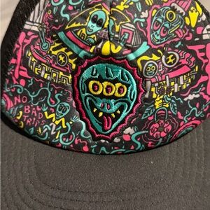 Y2k vintage emo scene Killer Acid trippy hat